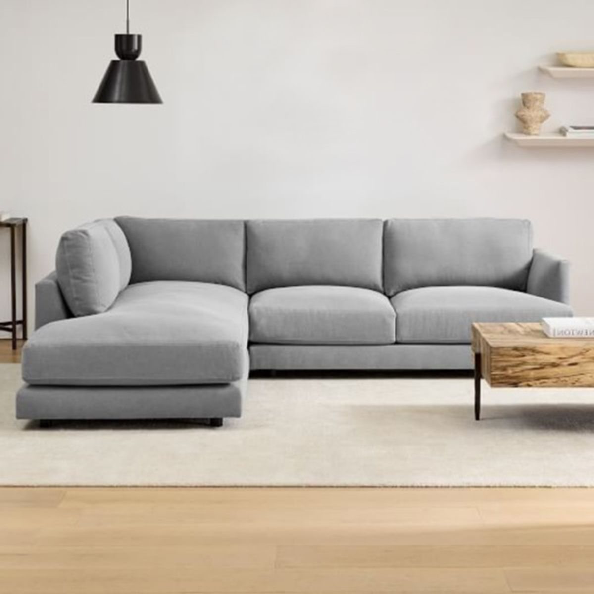 كنبة ركنية يمين قماش 3 مقاعد – L-Shape Right Sofa 3 Seater-0