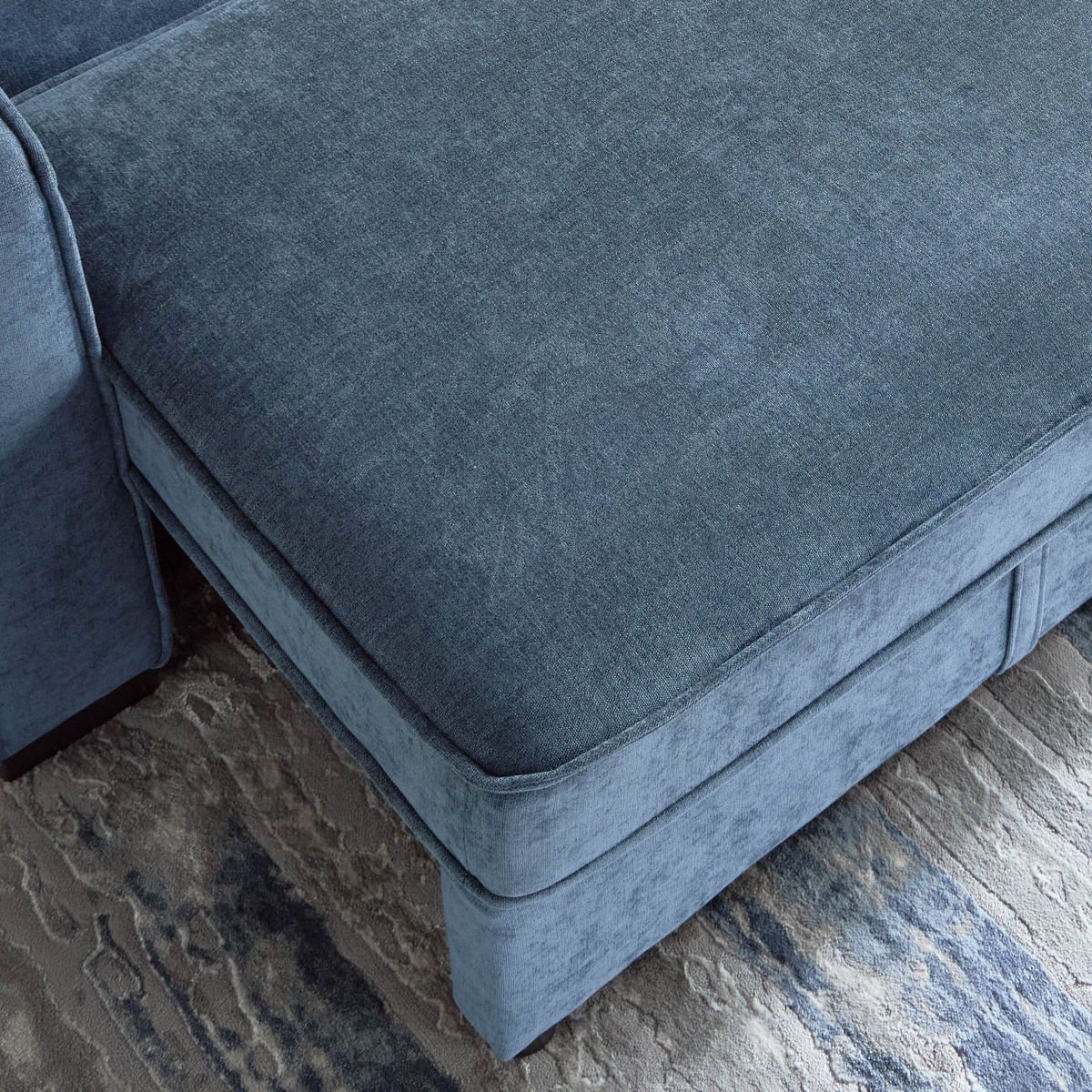 كنبة سرير قابل للسحب 3 مقاعد قماش بمساحة تخزين – Sofa Bed 3 Seater with Storage-7
