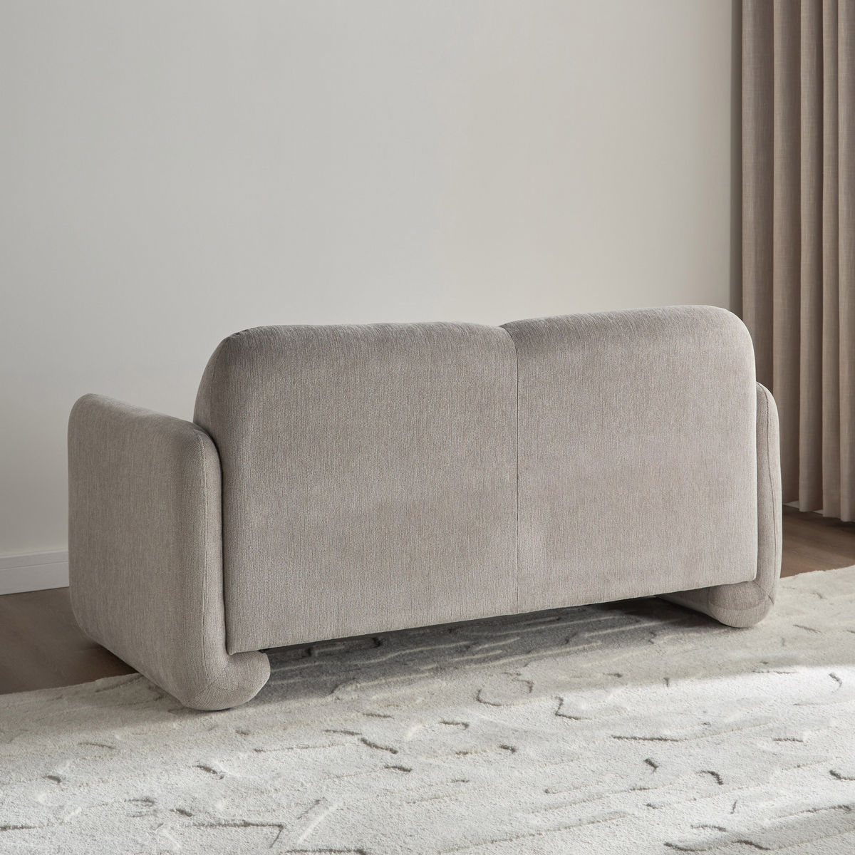 كنبة قماش مقعدين – 2 Seater Fabric Sofa-2