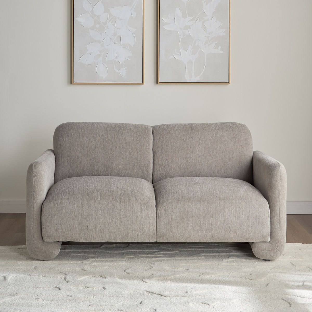 كنبة قماش مقعدين – 2 Seater Fabric Sofa-1